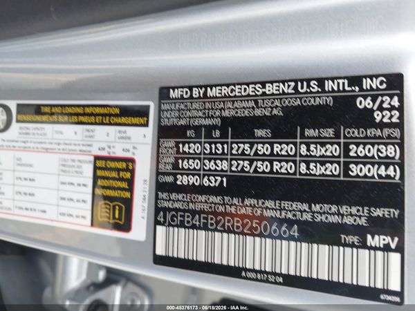 2024 MERCEDES-BENZ GLE 350 4MATIC