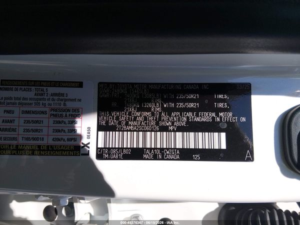 2025 LEXUS RX 350 PREMIUM PLUS