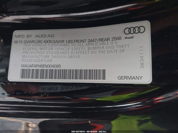 2014 AUDI A5 2.0T PREMIUM