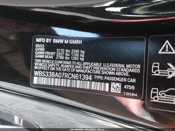 2024 BMW M4 COMPETITION XDRIVE