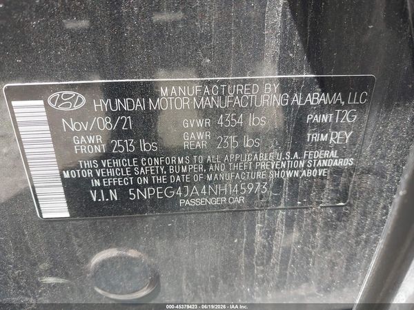 2022 HYUNDAI SONATA SE