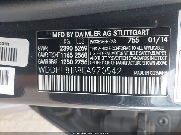 2014 MERCEDES-BENZ E 350 4MATIC