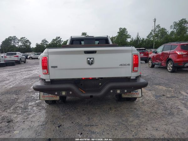 2018 RAM 3500 LARAMIE  4X4 8' BOX