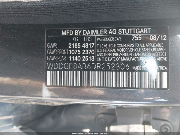 2013 MERCEDES-BENZ C 300 SPORT 4MATIC