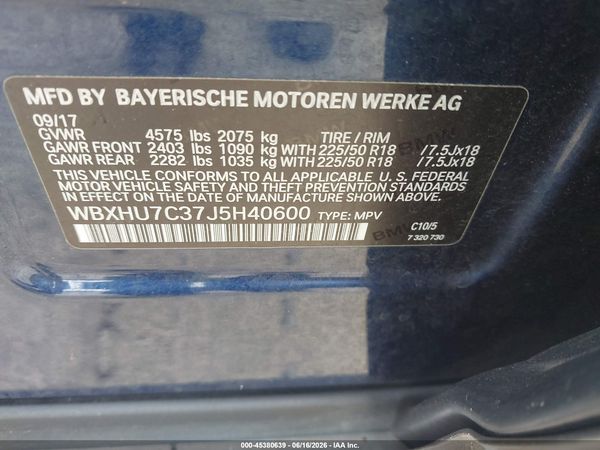 2018 BMW X1 SDRIVE28I