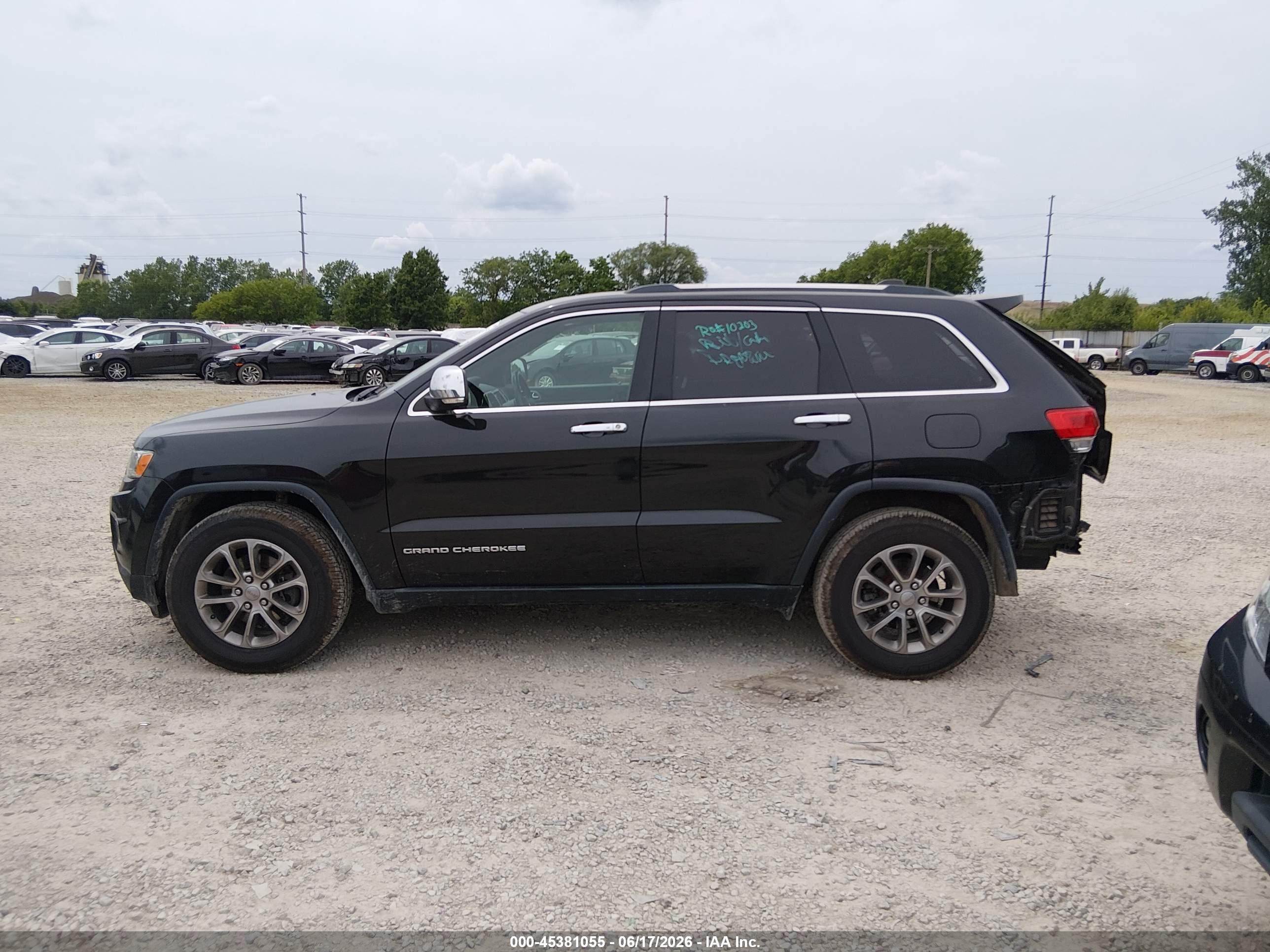 2016 JEEP GRAND CHEROKEE LIMITED 4X4