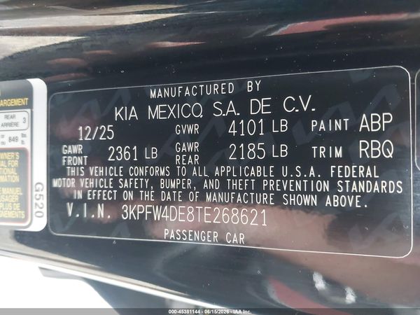 2026 KIA K4 GT-LINE