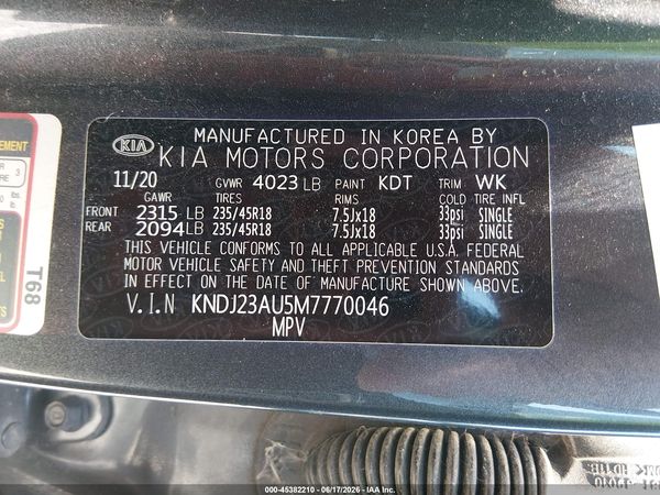 2021 KIA SOUL X-LINE