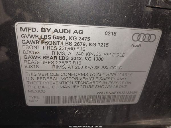 2018 AUDI Q5