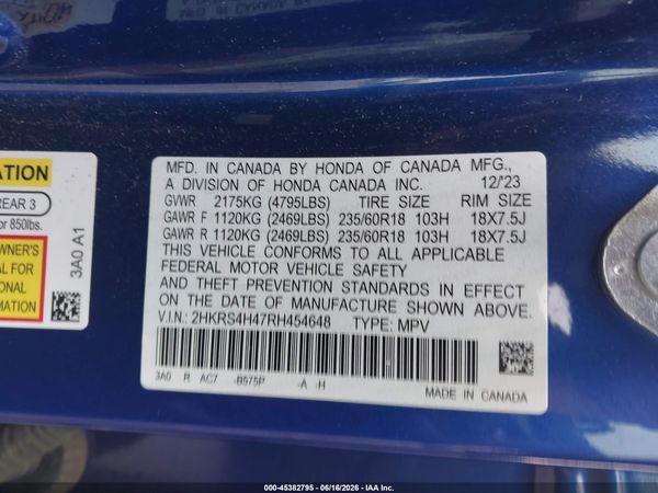 2024 HONDA CR-V EX AWD