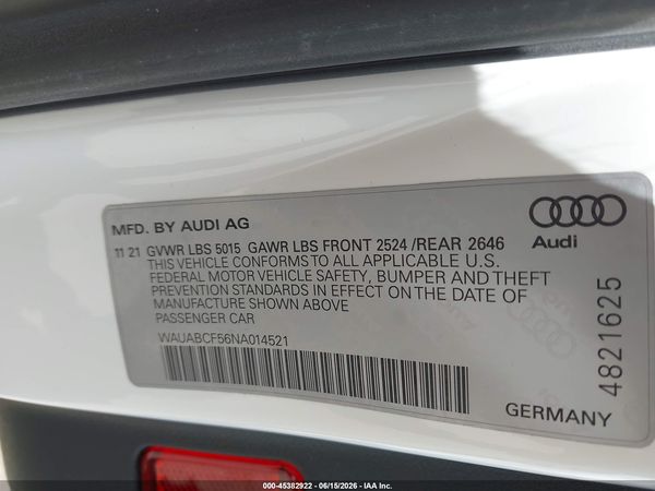 2022 AUDI A5 SPORTBACK