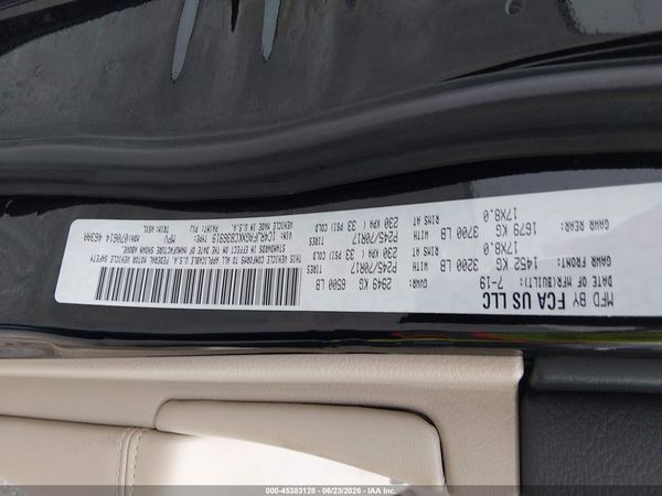 2019 JEEP GRAND CHEROKEE LAREDO E 4X4