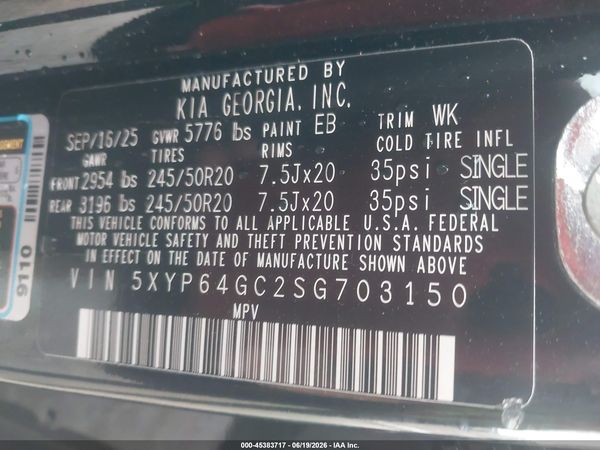 2025 KIA TELLURIDE S