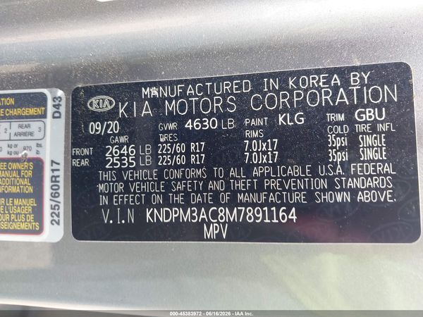 2021 KIA SPORTAGE LX