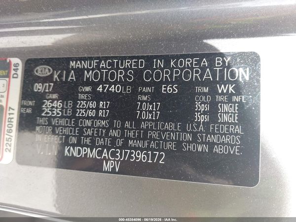 2018 KIA SPORTAGE LX