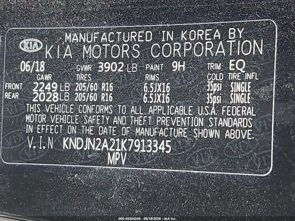 2019 KIA SOUL Base