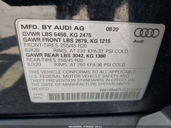 2020 AUDI Q5