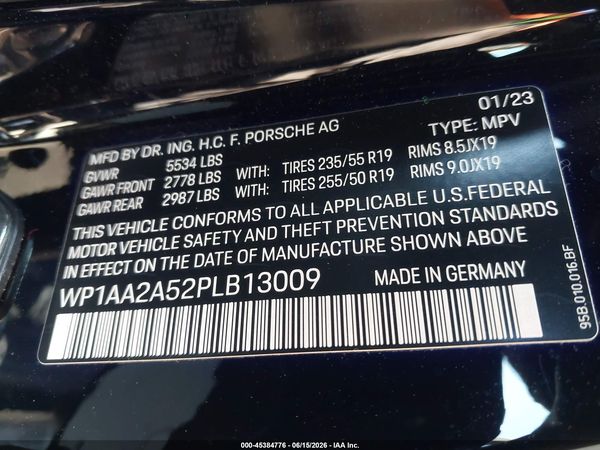 2023 PORSCHE MACAN T
