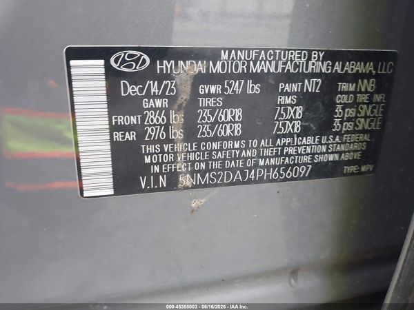 2023 HYUNDAI SANTA FE SEL