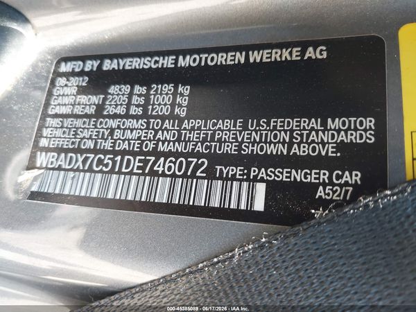 2013 BMW 335I