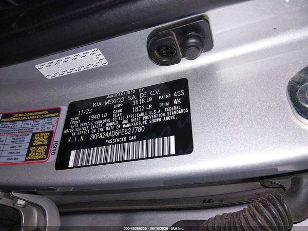 2023 KIA RIO LX