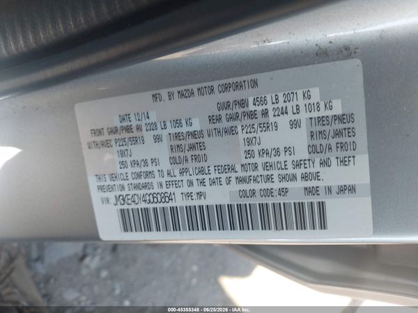 2016 MAZDA CX-5 GRAND TOURING