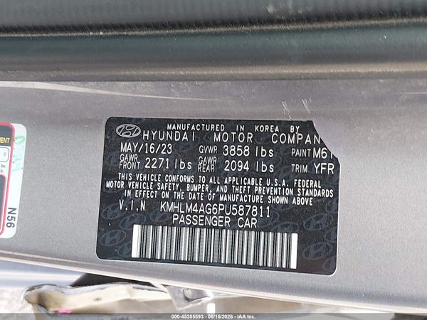 2023 HYUNDAI ELANTRA SEL