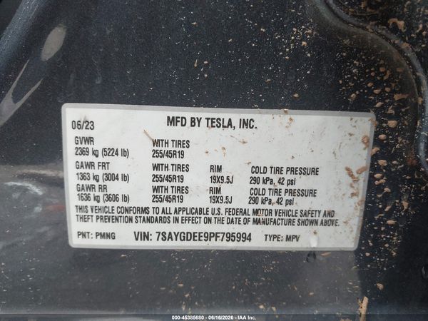 2023 TESLA MODEL Y