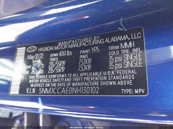 2022 HYUNDAI TUCSON SEL