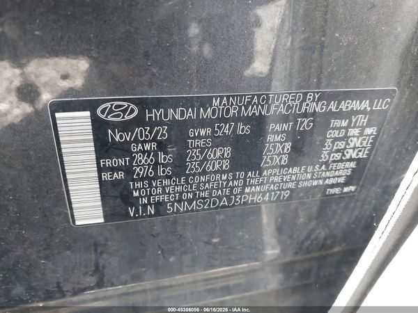 2023 HYUNDAI SANTA FE SEL