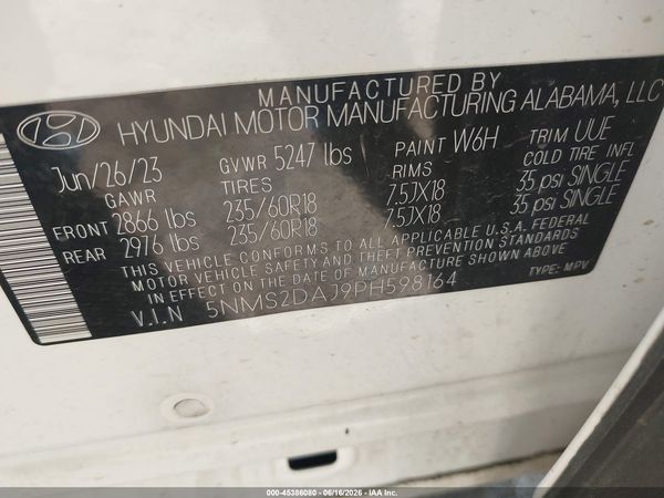 2023 HYUNDAI SANTA FE SEL