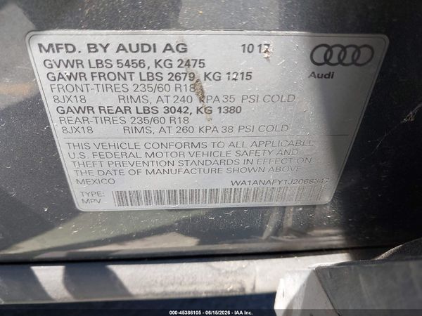 2018 AUDI Q5