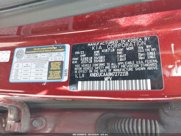 2022 KIA SELTOS S