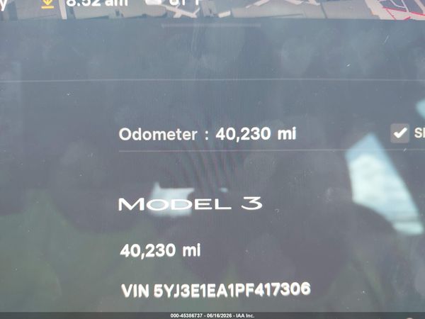 2023 TESLA MODEL 3 REAR-WHEEL DRIVE