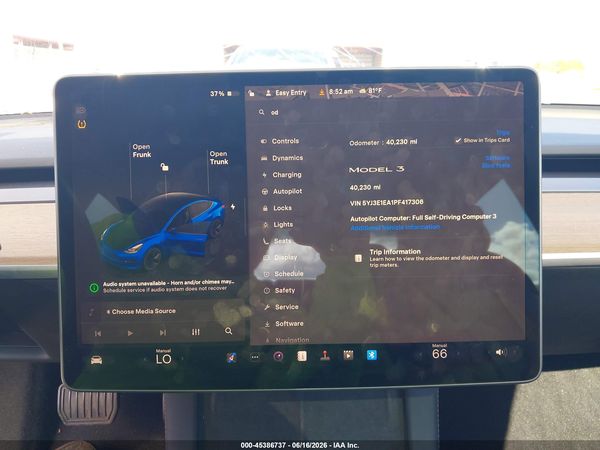 2023 TESLA MODEL 3 REAR-WHEEL DRIVE