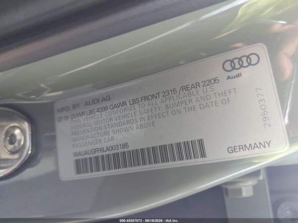 2020 AUDI A3