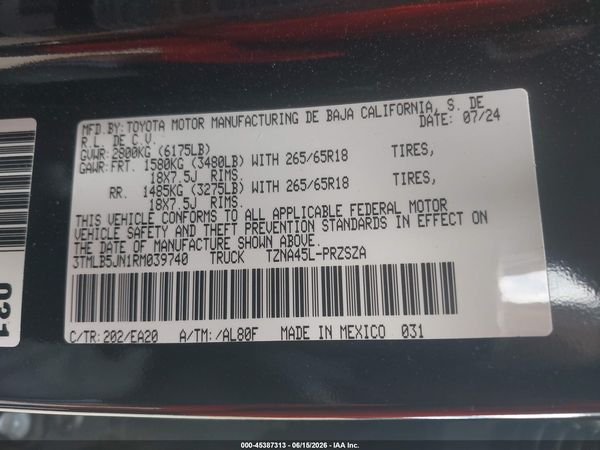 2024 TOYOTA TACOMA TRD SPORT