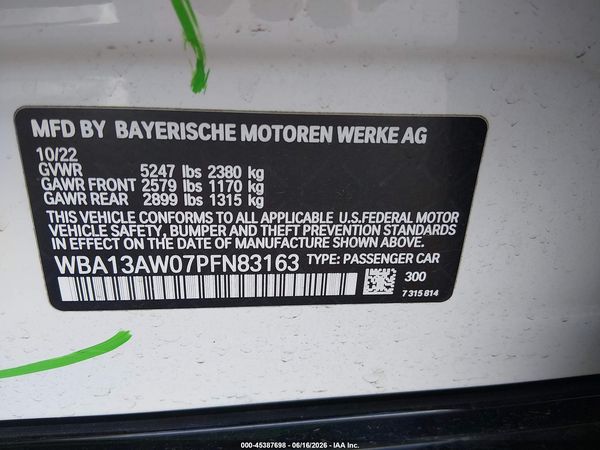 2023 BMW M440I GRAN COUPE XDRIVE