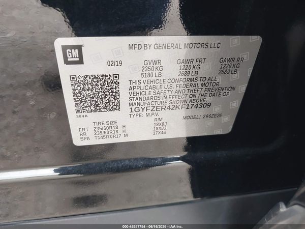 2019 CADILLAC XT4 SPORT