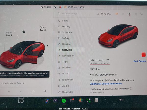 2023 TESLA MODEL 3