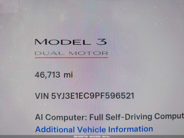2023 TESLA MODEL 3