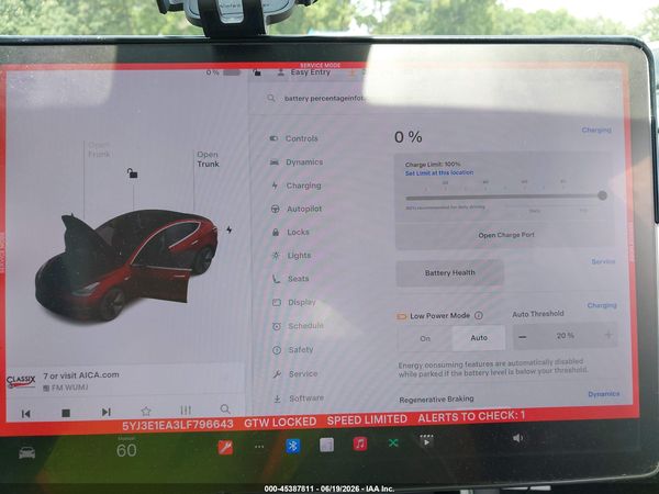 2020 TESLA MODEL 3