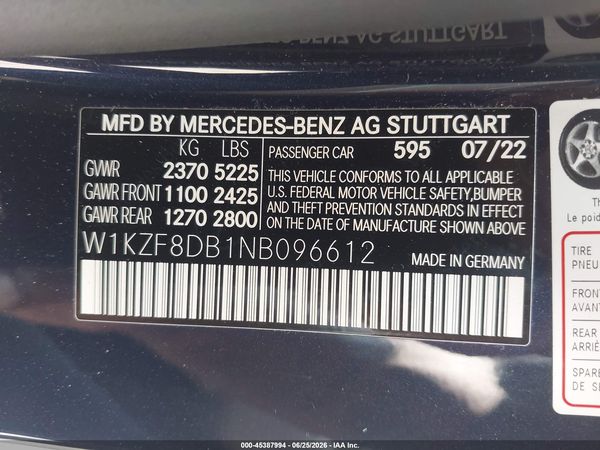2022 MERCEDES-BENZ E 350 E350