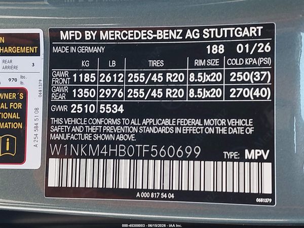 2026 MERCEDES-BENZ GLC 300 GLC300 4MATIC