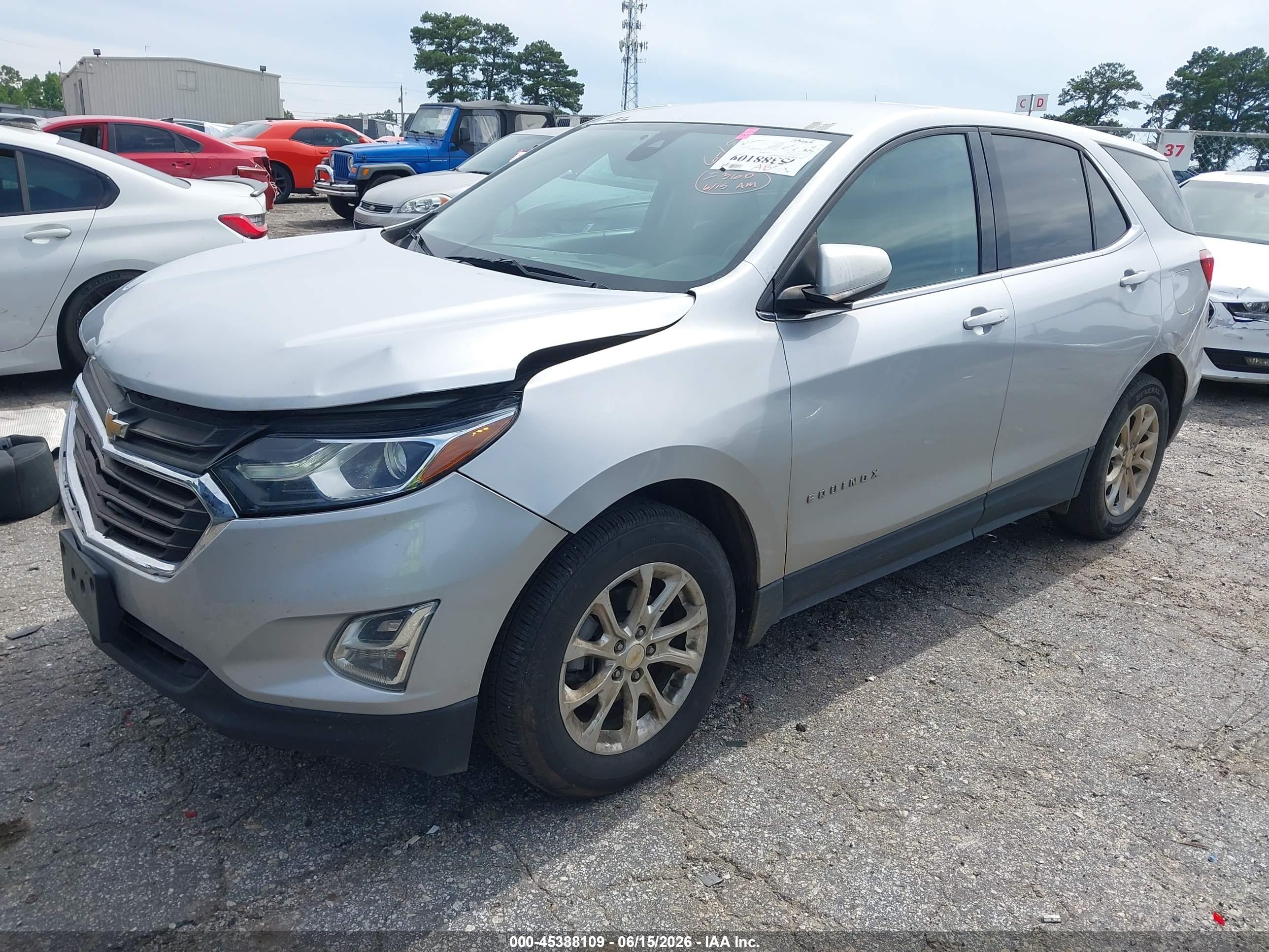 2020 CHEVROLET EQUINOX AWD LT 1.5L TURBO — I2