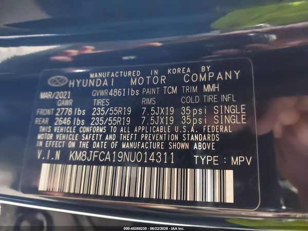 2022 HYUNDAI TUCSON HYBRID SEL CONVENIENCE
