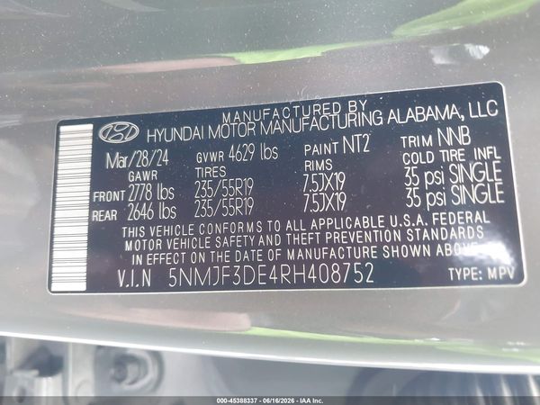 2024 HYUNDAI TUCSON SEL