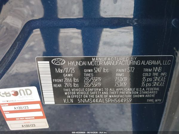 2023 HYUNDAI SANTA FE LIMITED