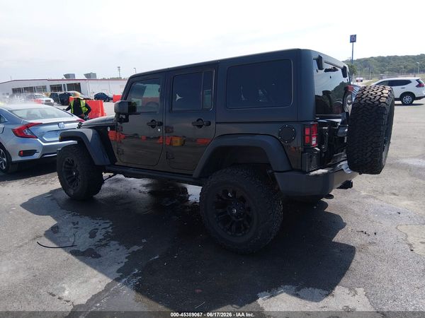 2016 JEEP WRANGLER UNLIMITED BLACK BEAR