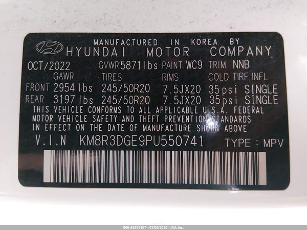2023 HYUNDAI PALISADE XRT